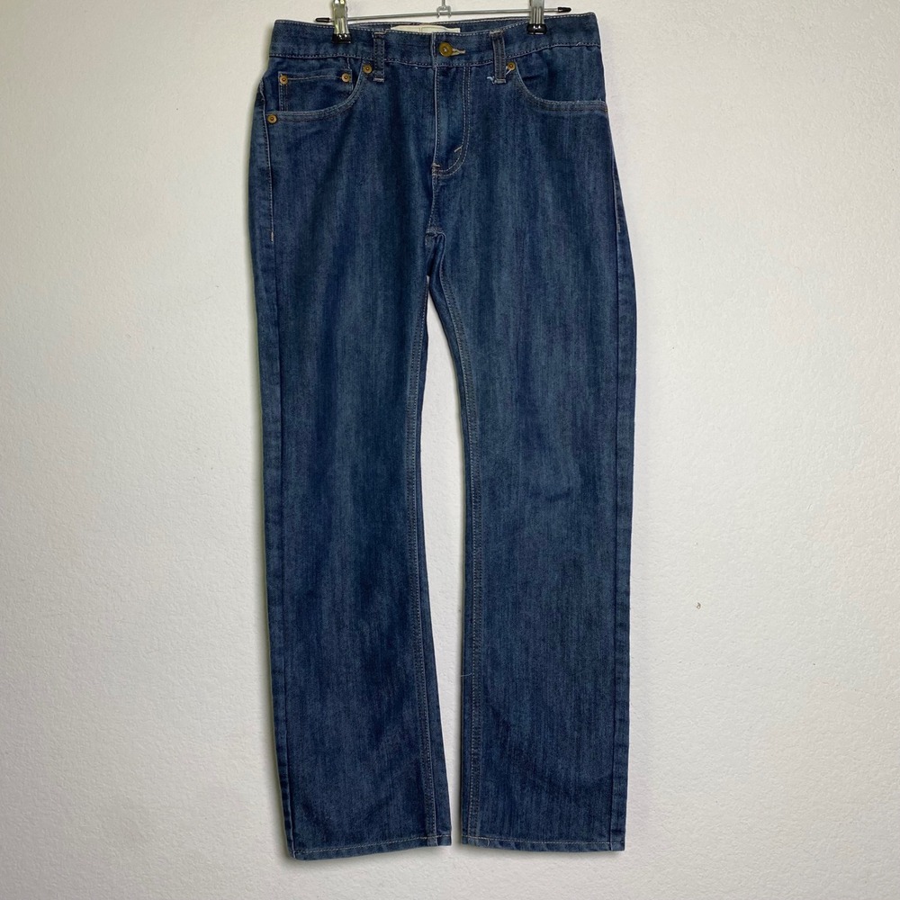 Levi's 511 Slim Fit Jeans Men 29x29 Dark Wash Straight Leg Denim Normcore Casual
